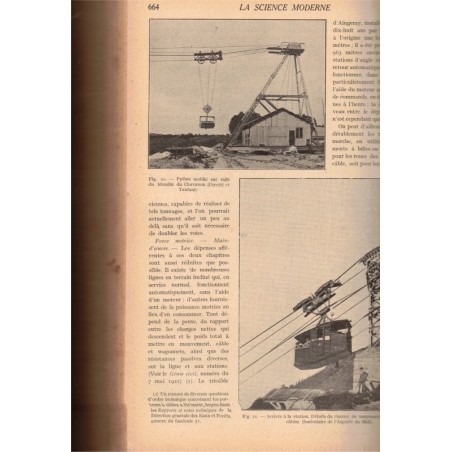 La Science Moderne 1925, revue mensuelle illustrée, Dalbis & Ceillier, 1925 - sciences, techniques, radio T.S.F., industries