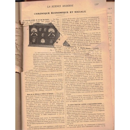 La Science Moderne 1925, revue mensuelle illustrée, Dalbis & Ceillier, 1925 - sciences, techniques, radio T.S.F., industries