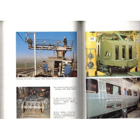 Le TGV Atlantique, Jean-François Bazin, 1988 - construction trains à grande vitesse,