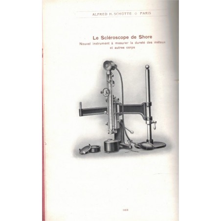 Catalogue Petit outillage, instruments de mesure, appareils de levage, Alfred Schütte, 1912 - techniques machines outils