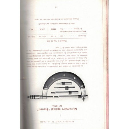 Catalogue Petit outillage, instruments de mesure, appareils de levage, Alfred Schütte, 1912 - techniques machines outils