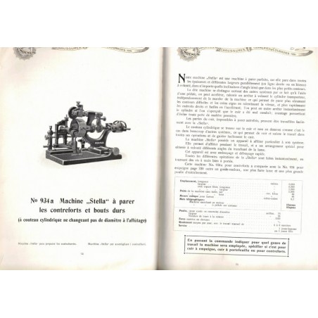 Catalogue Machines pour chaussures Usines Moenus, 1908  - catalogue, machines outils techniques