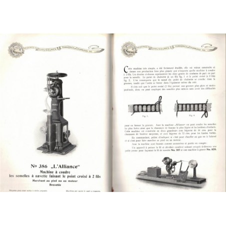 Catalogue Machines pour chaussures Usines Moenus, 1908  - catalogue, machines outils techniques