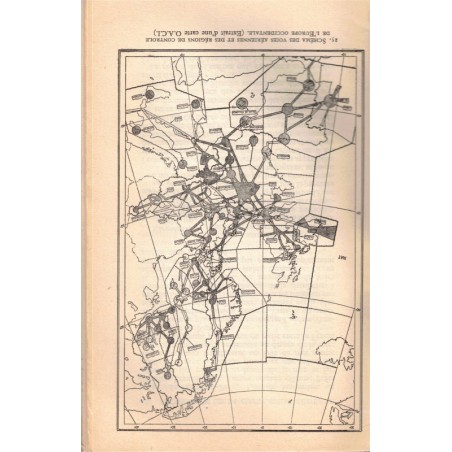 Géographie de la circulation aérienne, Eugène Pépin, 1956 - avions, aviation, cartographie,