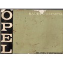 Manuel d'entretien Opel Kadett Olympia 1970 - automobiles 1970, mécanique, techniques