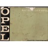 Manuel d'entretien Opel Kadett Olympia 1970 - automobiles 1970, mécanique, techniques