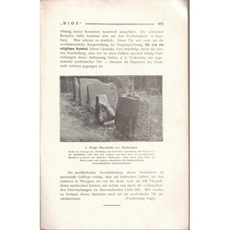 Bios n°11 1927, revue des sciences naturelles, Monatsschrift für Angewandte Naturwissenschaftern - alsatiques, Natur