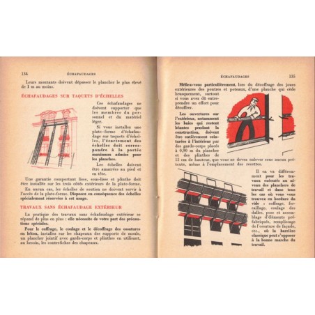 Conseils de sécurité à l'usage des ouvriers du bâtiment 1965, OPPRTP - social, technique