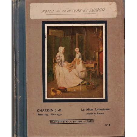 Rare manuscrit Industrie textile à Pondichéry, notes de teinture à l'indigo 1928 Valot - Empire colonial, Indes, techniques