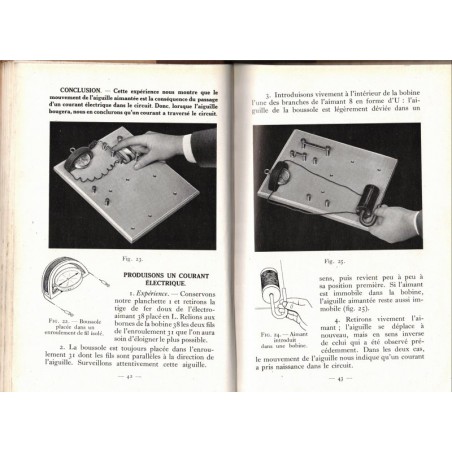 L'électricité, cours supérieur école primaire, Falcoz-Vigne et Desrois, 1950 - manuels enseignement technique