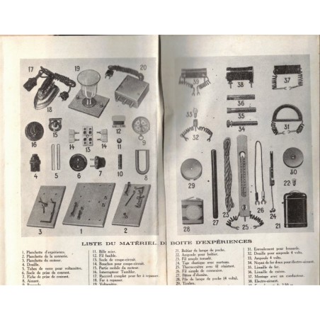 L'électricité, cours supérieur école primaire, Falcoz-Vigne et Desrois, 1950 - manuels enseignement technique