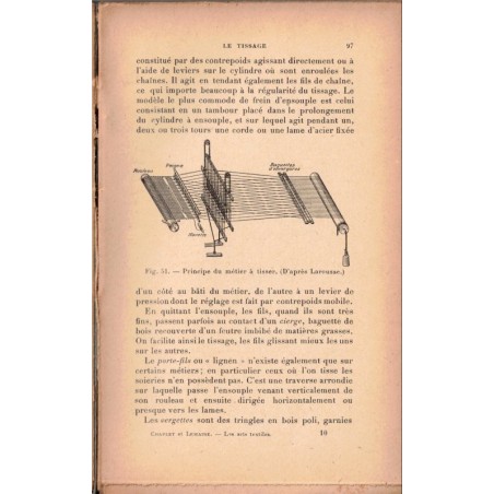 Les arts textiles, Lemaire et Chaplet, 1917 - textile, mode