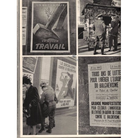 Coffret A Paris sous la botte des Nazis, victoires des Français en Italie, Un an, 1946, Raymond Schall - 2e guerre mondiale