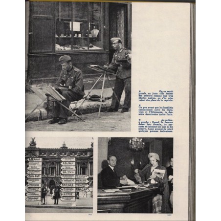 Coffret A Paris sous la botte des Nazis, victoires des Français en Italie, Un an, 1946, Raymond Schall - 2e guerre mondiale