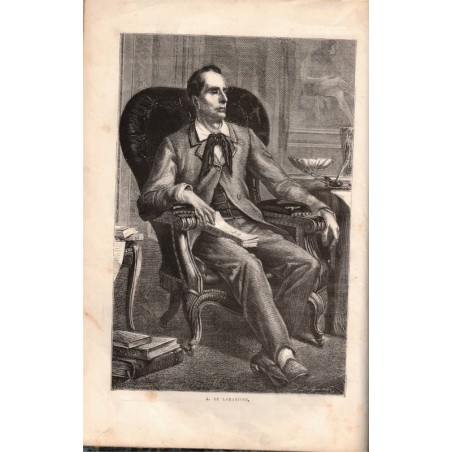 Histoire des Girondins, T1, Alphonse de Lamartine, 1865 - Révolution de 1789, droit constitutionnel