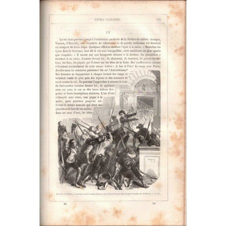 Histoire des Girondins, T1, Alphonse de Lamartine, 1865 - Révolution de 1789, droit constitutionnel
