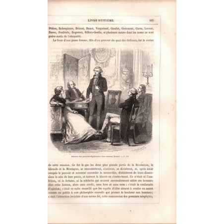 Histoire des Girondins, T1, Alphonse de Lamartine, 1865 - Révolution de 1789, droit constitutionnel