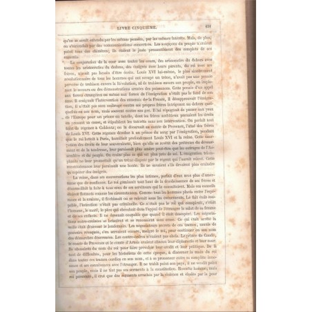 Histoire des Girondins, T1, Alphonse de Lamartine, 1865 - Révolution de 1789, droit constitutionnel