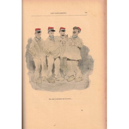 Le train de 8h47, la vie de caserne, Georges Courteline entre 1888 et 1900 - armée, uniformes militaires, illustrateurs, trains,