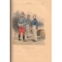 Le train de 8h47, la vie de caserne, Georges Courteline entre 1888 et 1900 - armée, uniformes militaires, illustrateurs, trains,