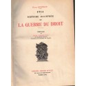 1914 Histoire illustrée de la guerre du Droit T2, Emile Hinzelin, 1916 - guerre 1914-1918, bataille de la Marne, guerre mondiale