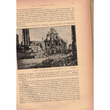 1914 Histoire illustrée de la guerre du Droit T2, Emile Hinzelin, 1916 - guerre 1914-1918, bataille de la Marne, guerre mondiale