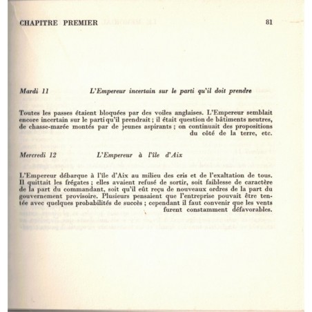Le mémorial de Sainte Hélène, T1, Comte de Las Cases - histoire Ier Empire, biographie mémoires de Napoléon en exil