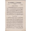 Compositions musicales, parties séparées des chœurs, La vierge de Lourdes, Moreau, partition, chants religieux