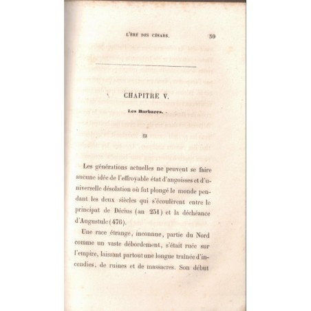 L'ère des Césars, Romieu, 1850 - Antiquité romaine, gouvernement de la France, monarchie