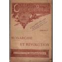 Monarchie et Révolution, Mirabeau - Révolution de 1789, philosophie politique, Nouvelle Bibliothèque Populaire
