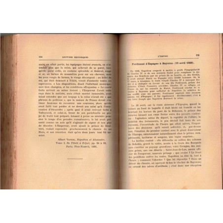 Lectures historiques 1789-1848, Lesourd, 1935 - Ancien Régime, Révolution de 1789, 1er Empire, Etats-Unis, manuels d'histoire