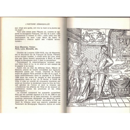 L'histoire démaquillée de la Sainte Ligue, J.M. Brissaud,1984 - guerres de religion, Catholiques, 16e siècle