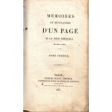 Mémoires et révélations d'un page de la Cour Impériale de 1802 à 1815, T1 1830 - Napoléon Ier Empire