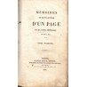 Mémoires et révélations d'un page de la Cour Impériale de 1802 à 1815, T1 1830 - Napoléon Ier Empire