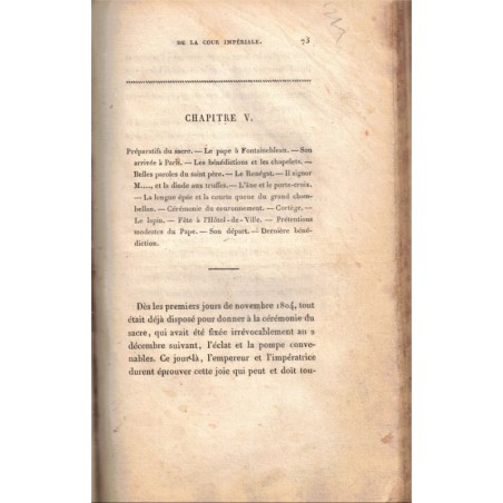 Mémoires et révélations d'un page de la Cour Impériale de 1802 à 1815, T1 1830 - Napoléon Ier Empire