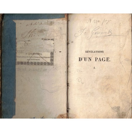 Mémoires et révélations d'un page de la Cour Impériale de 1802 à 1815, T1 1830 - Napoléon Ier Empire