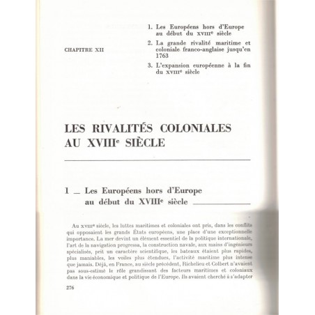 Le XVIIIe siècle, Denis et Blayau, 1970 - Collection U 1969 - manuels histoire de France, histoire moderne