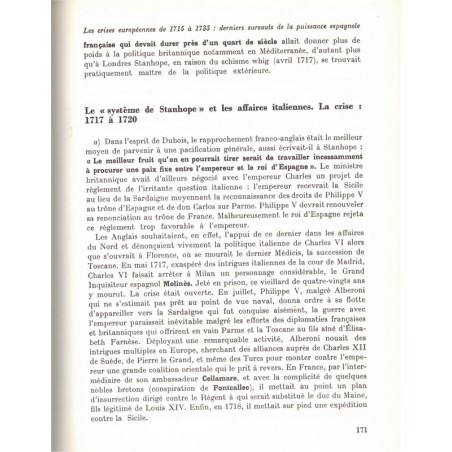 Le XVIIIe siècle, Denis et Blayau, 1970 - Collection U 1969 - manuels histoire de France, histoire moderne