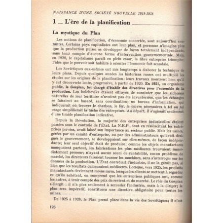 La société soviétique 1917-1964 - Collection U 1964 - manuels histoire contemporaine - U.R.S.S., Russie, XXe siècle