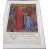 Diplôme de Première Communion, 1944, Benfeld, Erstkommunion - image pieuse,