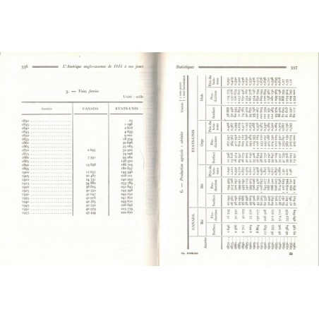 L'Amérique anglo-saxonne de 1815 à nos jours, Claude Fohlen,1965 - manuels histoire, Etats-Unis, Canada,