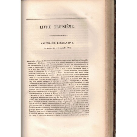 Histoire générale de la Révolution française, l'Empire, la Restauration, la Monarchie de 1830, t1, Vivien 1843, gravures 19e s.