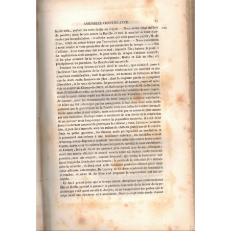 Histoire générale de la Révolution française, l'Empire, la Restauration, la Monarchie de 1830, t1, Vivien 1843, gravures 19e s.