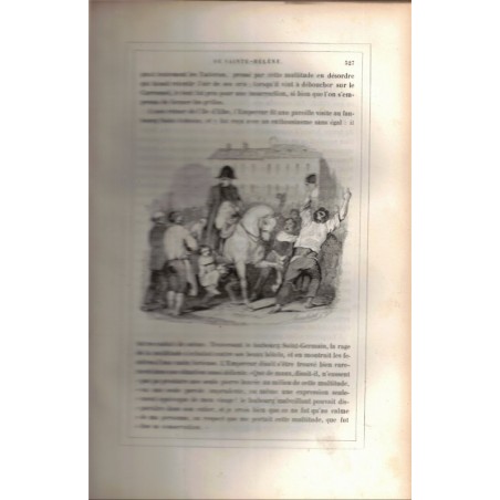 Mémorial de Sainte-Hélène, 2 tomes, De las Cases, 1842 - mémoires de Napoléon Bonaparte en exil, Ier Empire