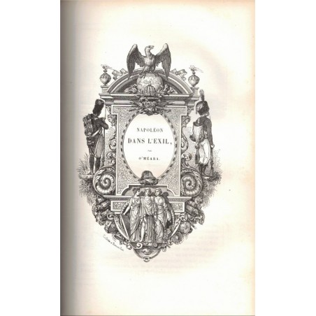 Mémorial de Sainte-Hélène, 2 tomes, De las Cases, 1842 - mémoires de Napoléon Bonaparte en exil, Ier Empire
