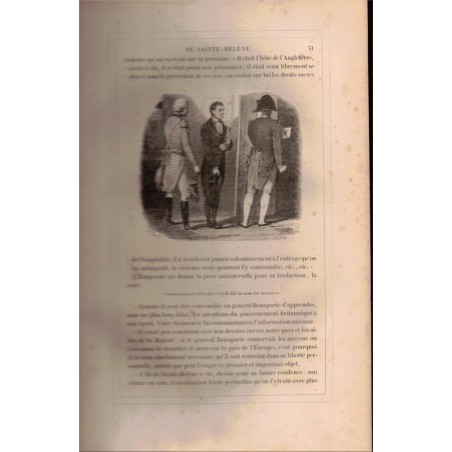 Mémorial de Sainte-Hélène, 2 tomes, De las Cases, 1842 - mémoires de Napoléon Bonaparte en exil, Ier Empire