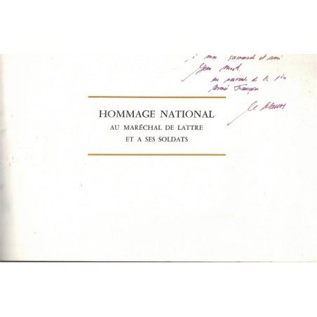 Hommage national au Maréchal de Lattre et à ses soldats, 1981 - 2e guerre mondiale, héros militaires