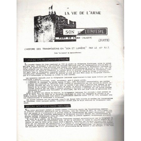 La liaison des Transmissions, mars 1961, revue Armée 8e Génie - amicales militaires, radio