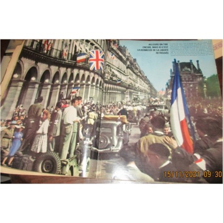 Paris-Match, Août 1944 La libération de Paris, n°793 20 juin 1964 - 2e guerre mondiale, Joséphine Baker, Radio luxembourg