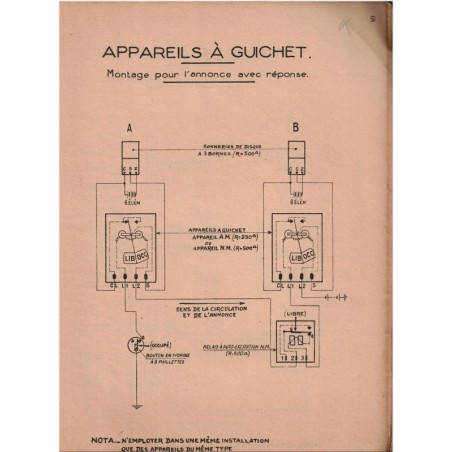 Cours de télégraphie, Chemins de fer français, 1952 - manuels de technologie, trains, dessin industriel, téléphone